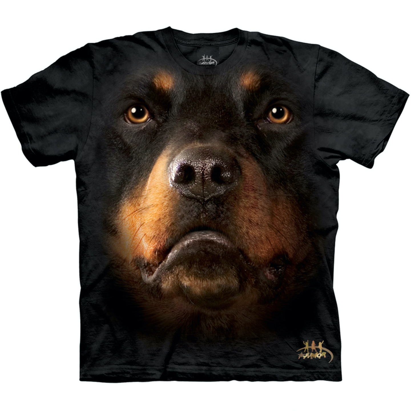 Black Dog Face 3D T Shirt