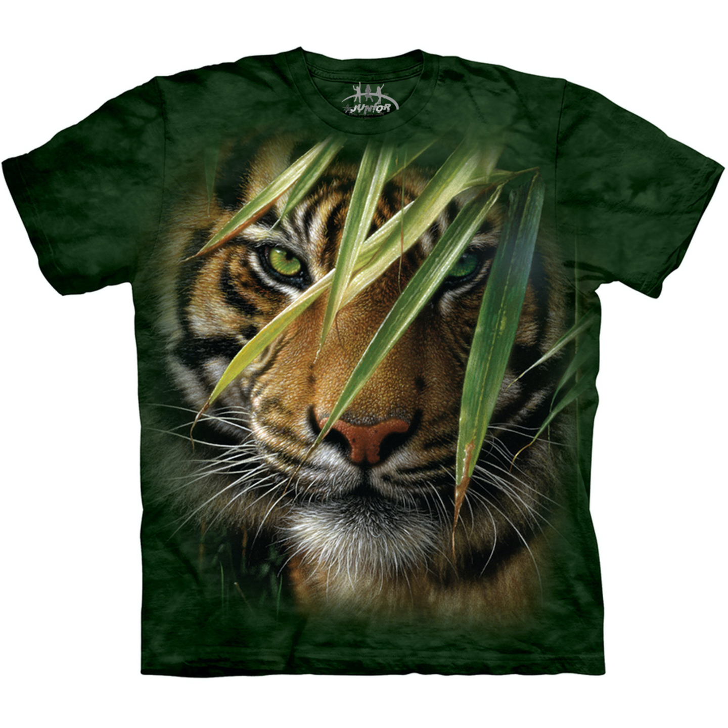 Tiger Face in Forest 3D T Shirt