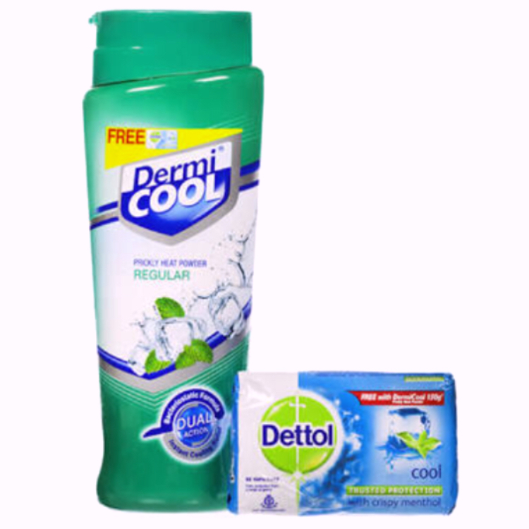 Dermicool Powder with Dettol soap free