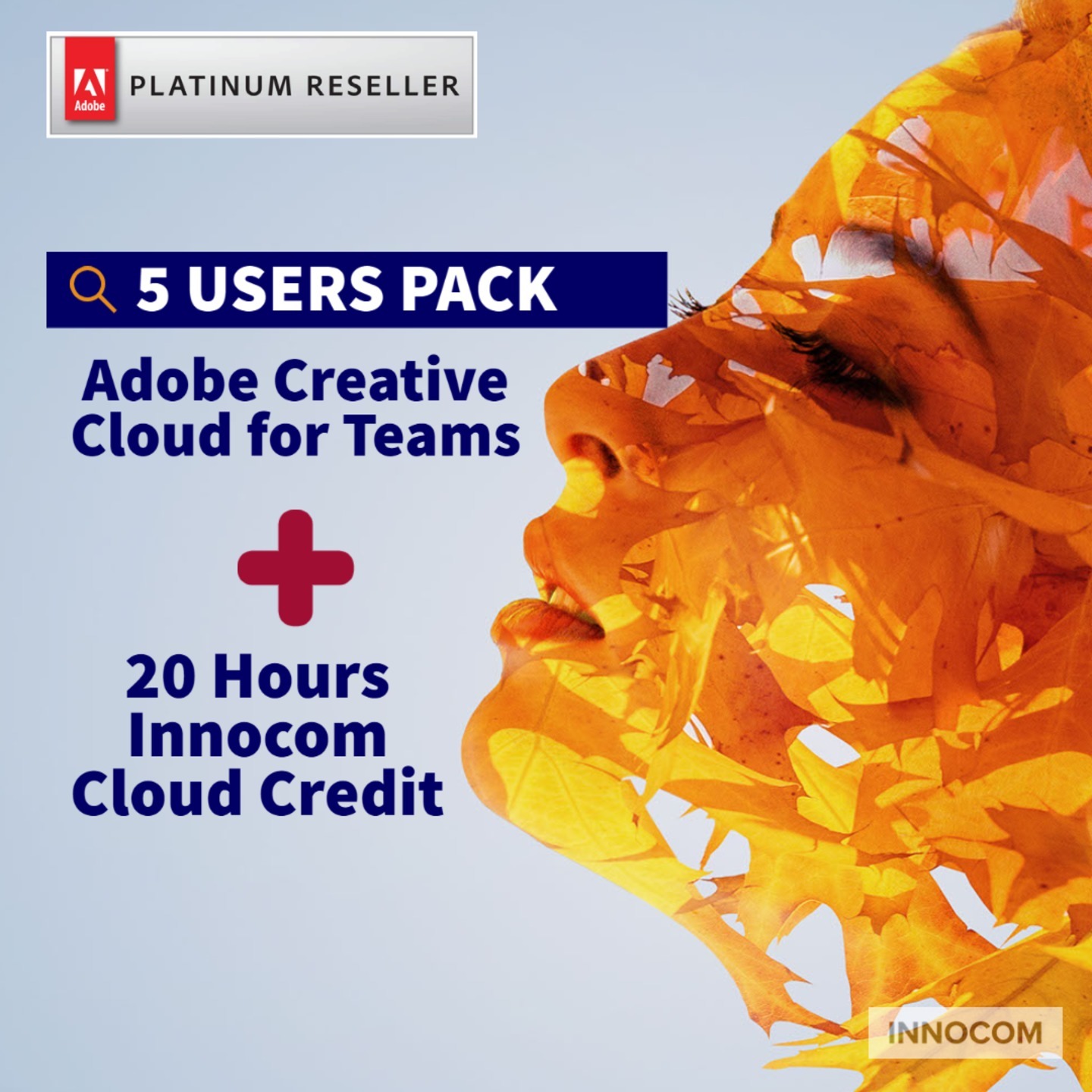 ADOBE CREATIVE CLOUD FOR TEAMS – 1 YEAR  - 5 USERS
