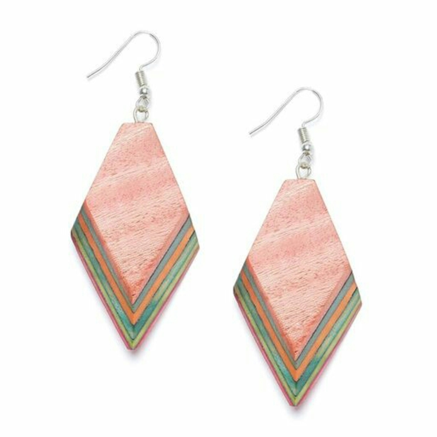 Beautiful Krafty Wooden Earrings. 