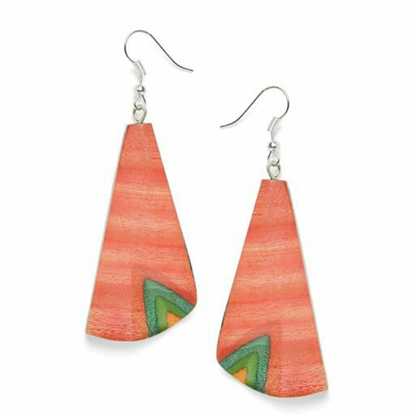 Beautiful Krafty Wooden Earrings 2. 