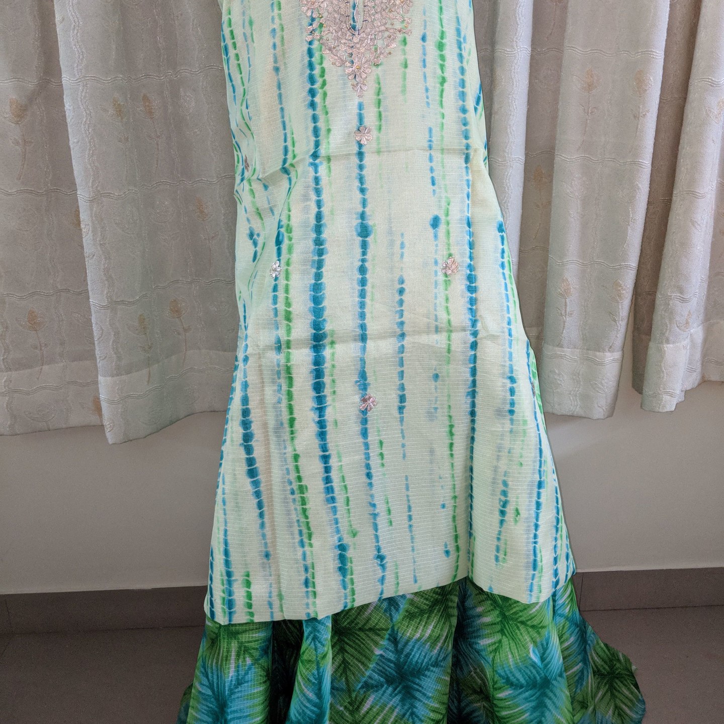 Chanderi kurti