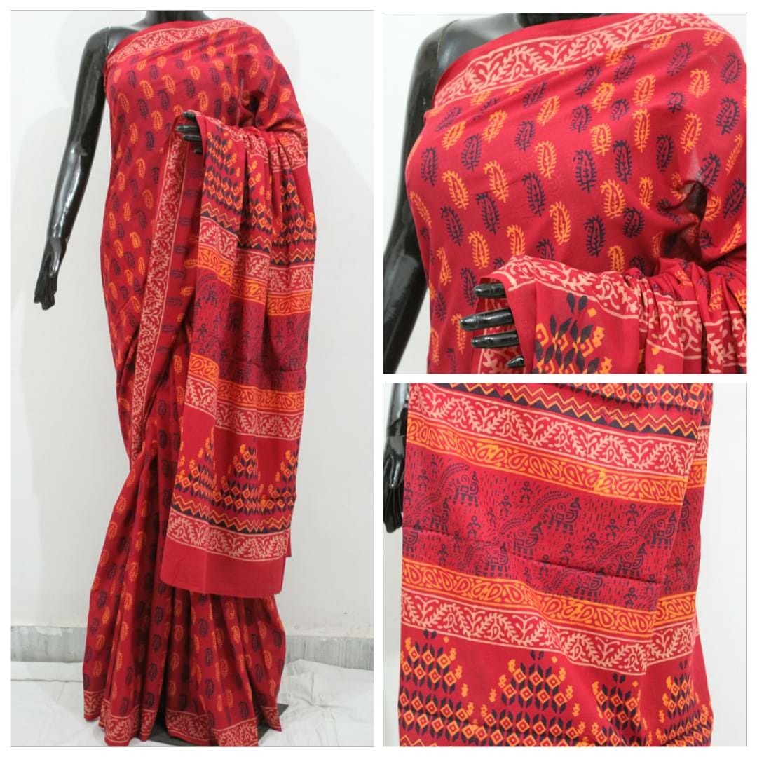 cotton mulmul sarees