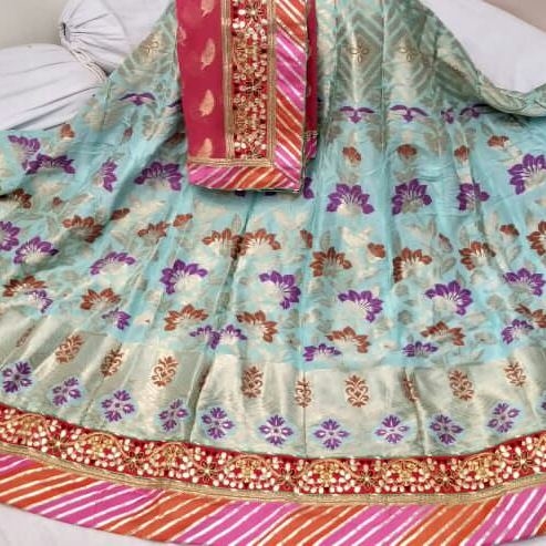 meenakari lehenga