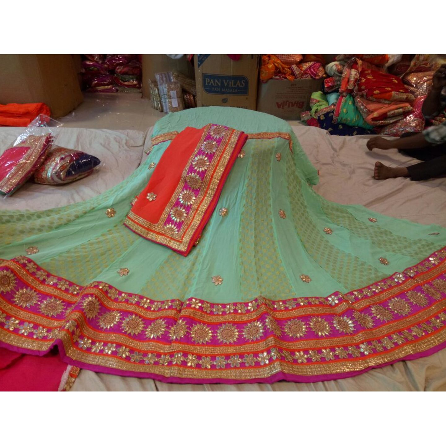 unstitched Lehenga piece