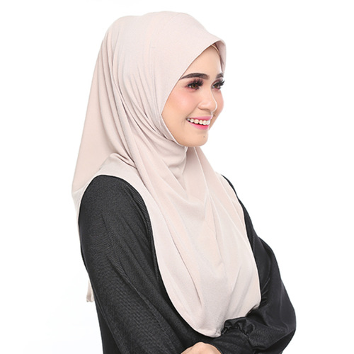 PREORDER_Zaleha Comfort Fit Hijab [Tan] Size M