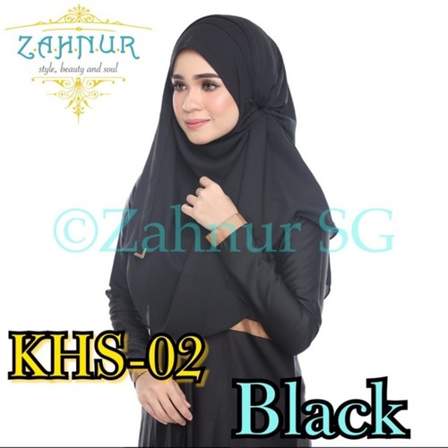 Kelly Hybrid Instant Shawl (KHS-02) Black
