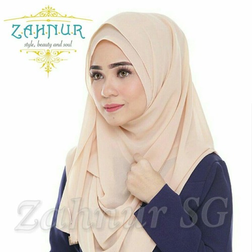 Haifa Double Loop Instant Shawl (HPB-04) Honey Cream