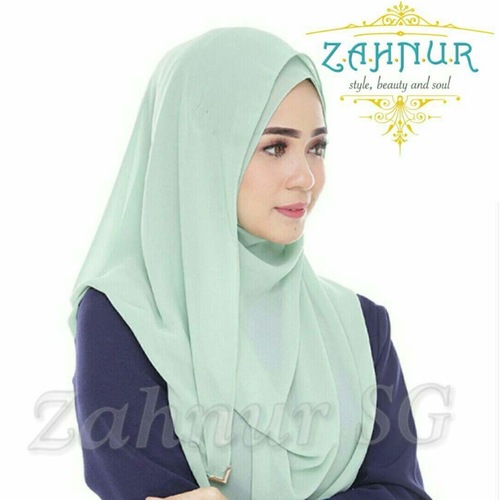 Haifa Double Loop Instant Shawl (HPB-10) Mint Green