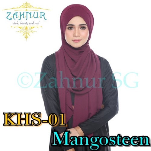 Kelly Hybrid Instant Shawl (KHS-01) Mangosteen