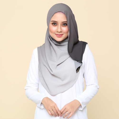 *PREORDER* Ombre Instant Shawl - Baby Grey