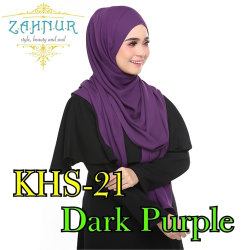 Kelly Hybrid Instant Shawl (KHS-21) Dark Purple - Preorder