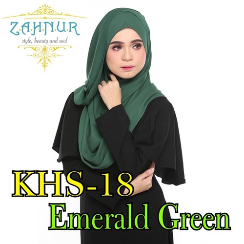 Kelly Hybrid Instant Shawl (KHS-18) Emerald Green - Preorder