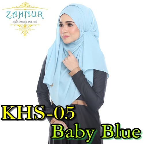 Kelly Hybrid Instant Shawl (KHS-05) Baby Blue 