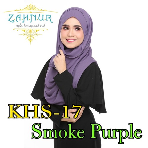 Kelly Hybrid Instant Shawl (KHS-17) Smoke Purple - Preorder