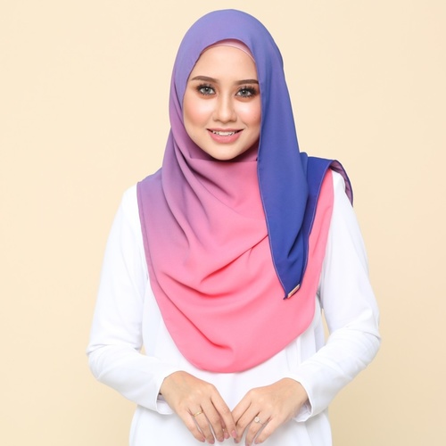 *PREORDER* Ombre Instant Shawl - Violet Blue