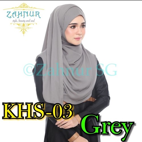 Kelly Hybrid Instant Shawl (KHS-03) Grey