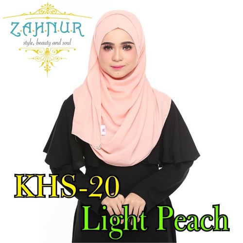 Kelly Hybrid Instant Shawl (KHS-20) Light Peach - Preorder