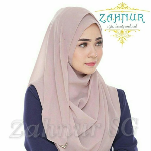 Haifa Double Loop Instant Shawl (HPB-06) Latte