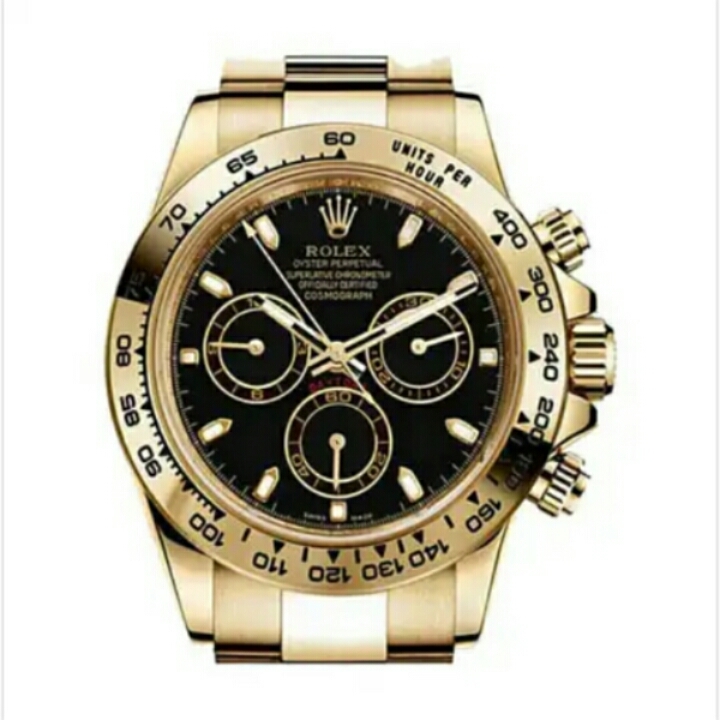 ROLEX DAYTONA FULL BLACK GLOD RX1007