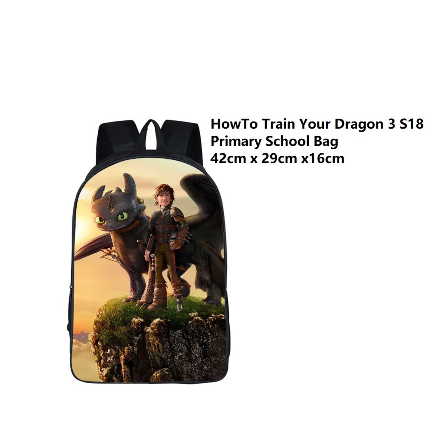 how to train your dragon school bag