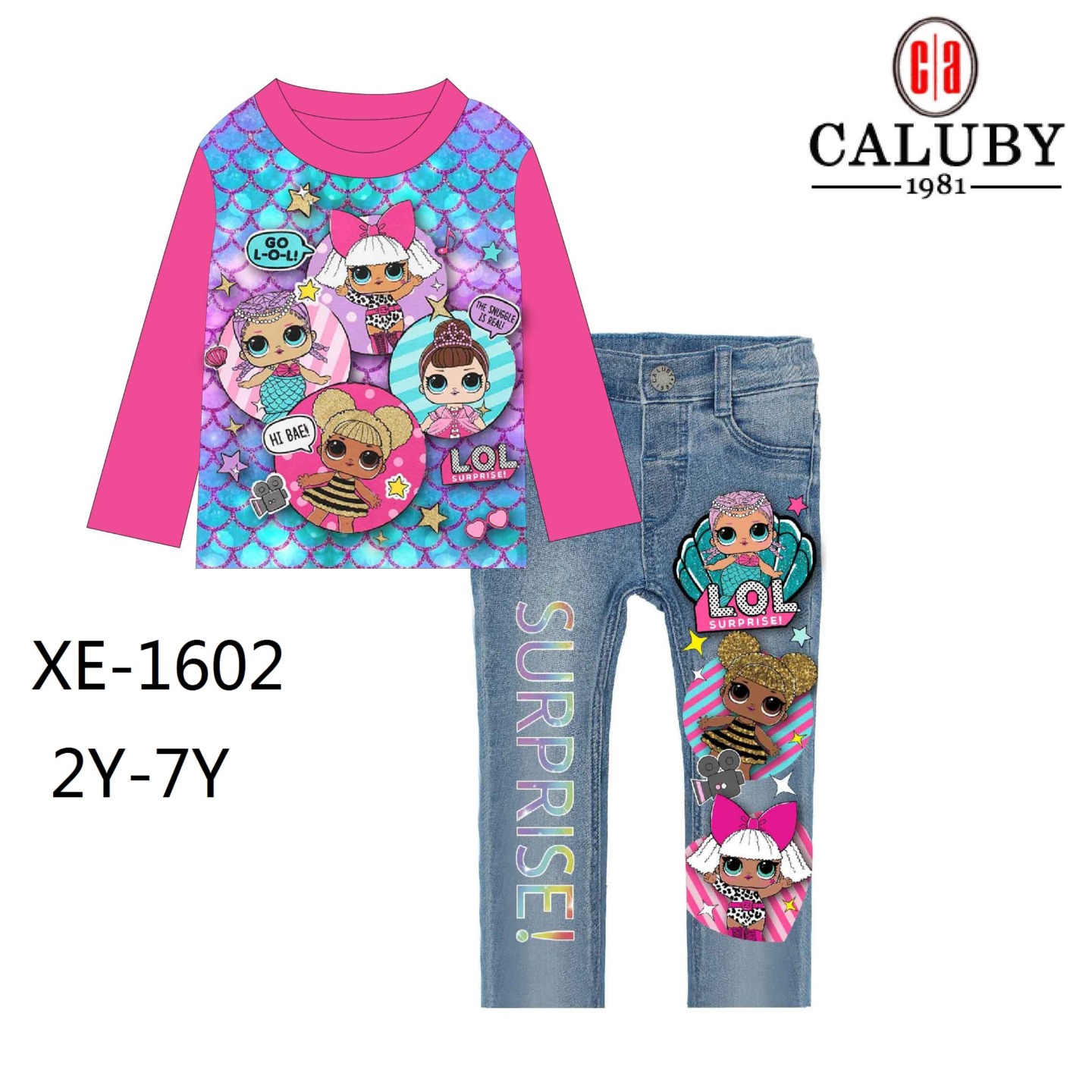 PJ Mask Pajamas LOL Surprise Doll Pajamas 2YO to 7YO