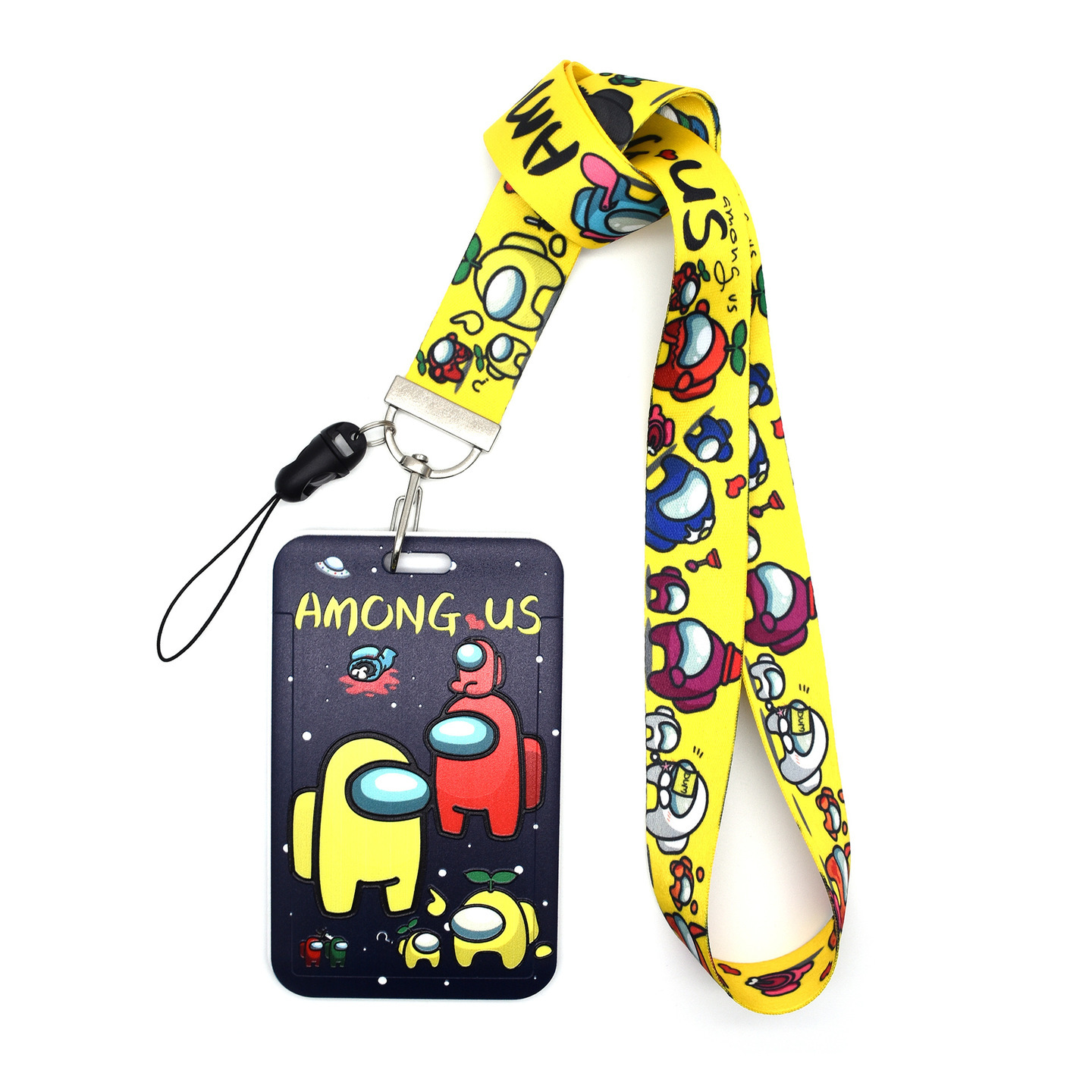 Among Us Lanyard Trace Together Token Among Us Card Holder with Larnya