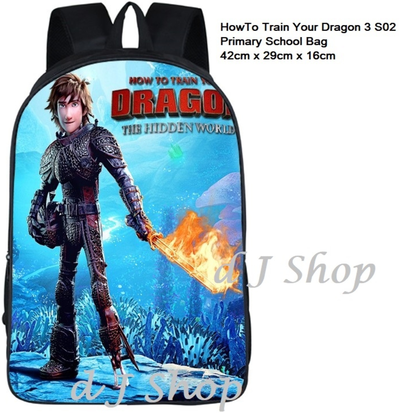 how to train your dragon school bag