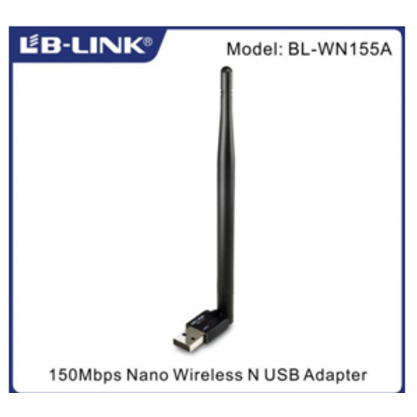 150 Mbps Wireless N Usb Adapter, 1 fixed antenna (BL-WN155A)