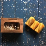 Pure Beeswax Candles Small Gift Box Set of 3