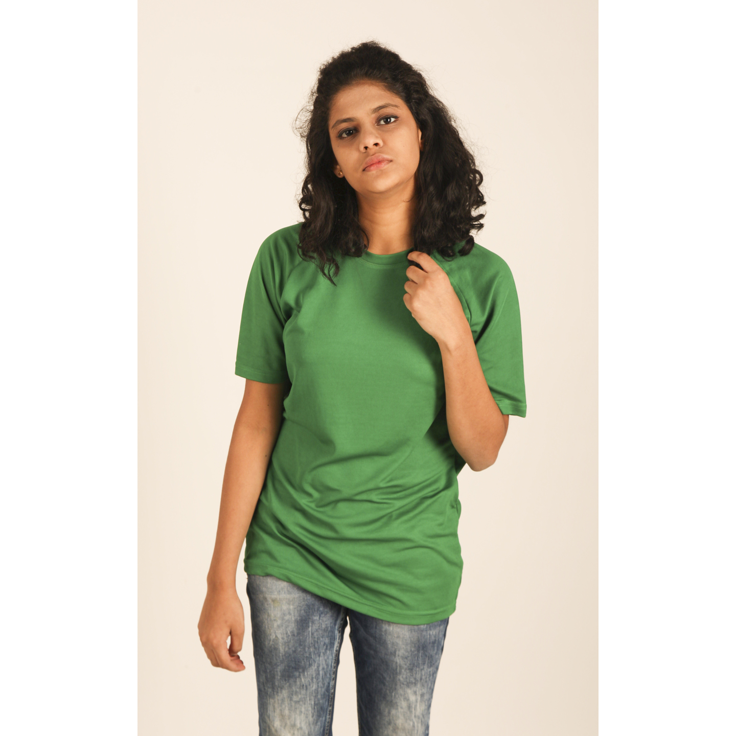 Green knit T-Shirt