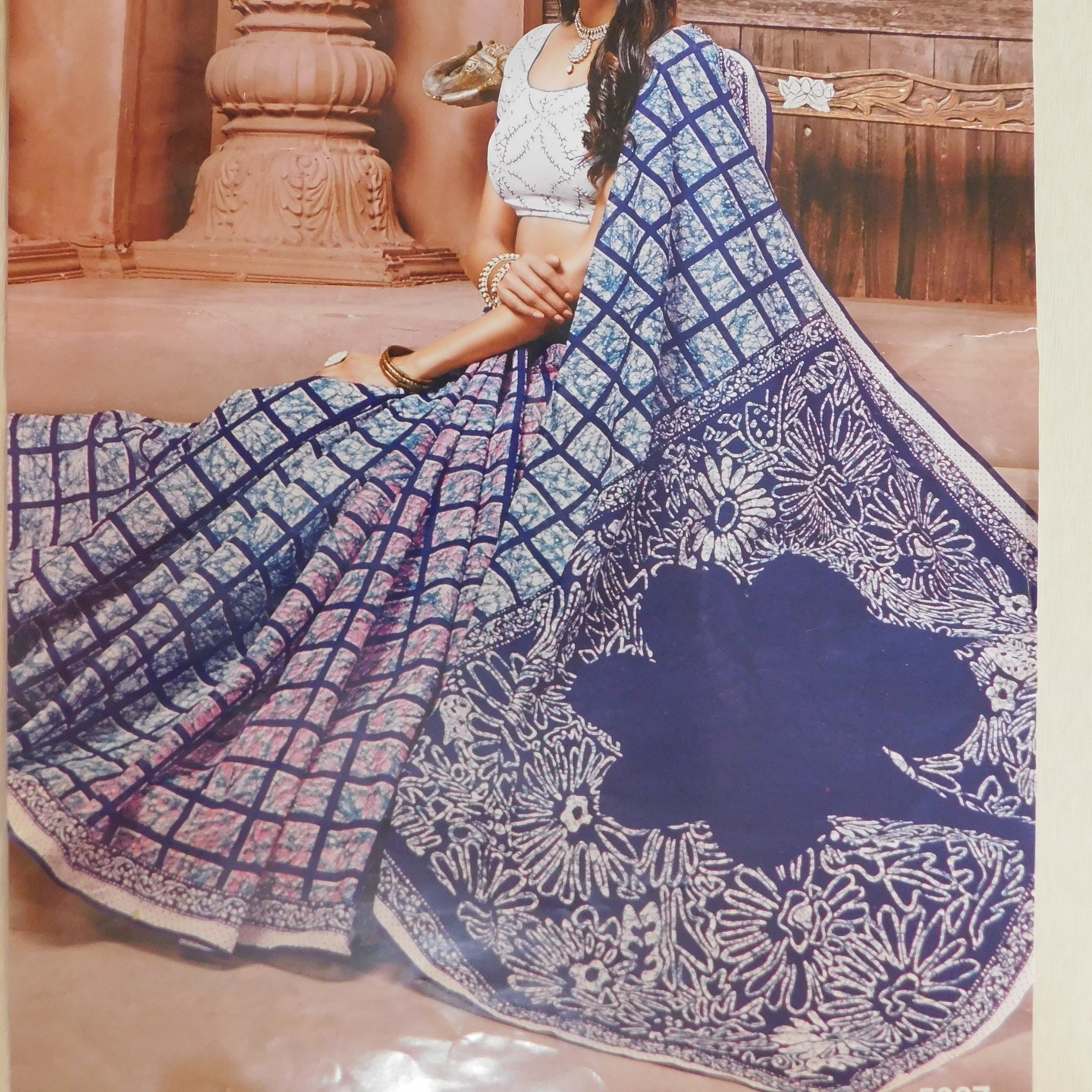 Printed Designer Cotton Saree