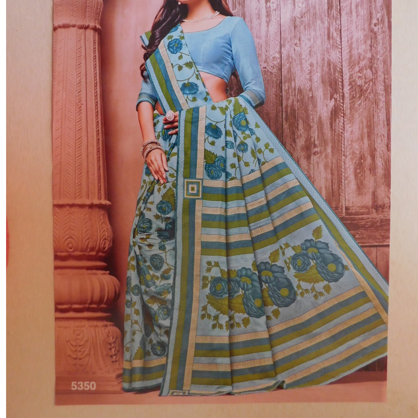 Printed Designer Cotton Saree