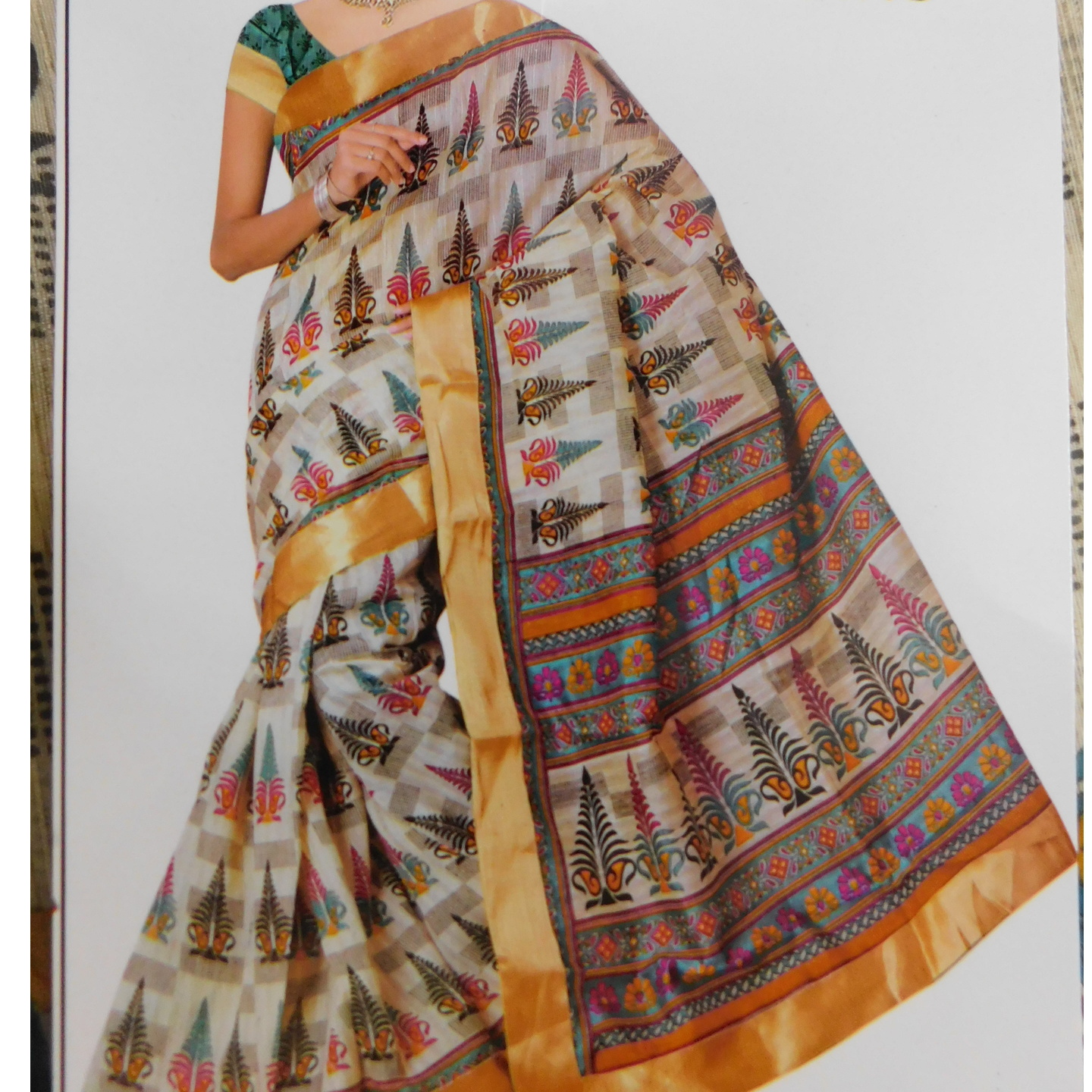 Jute Silk Saree