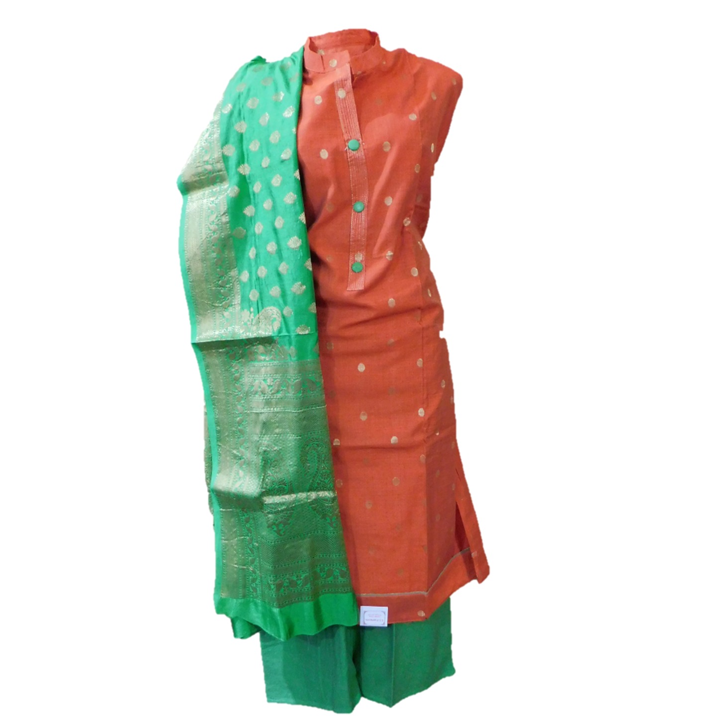 Dress Material with Chinese color  - Duppata & Bottom