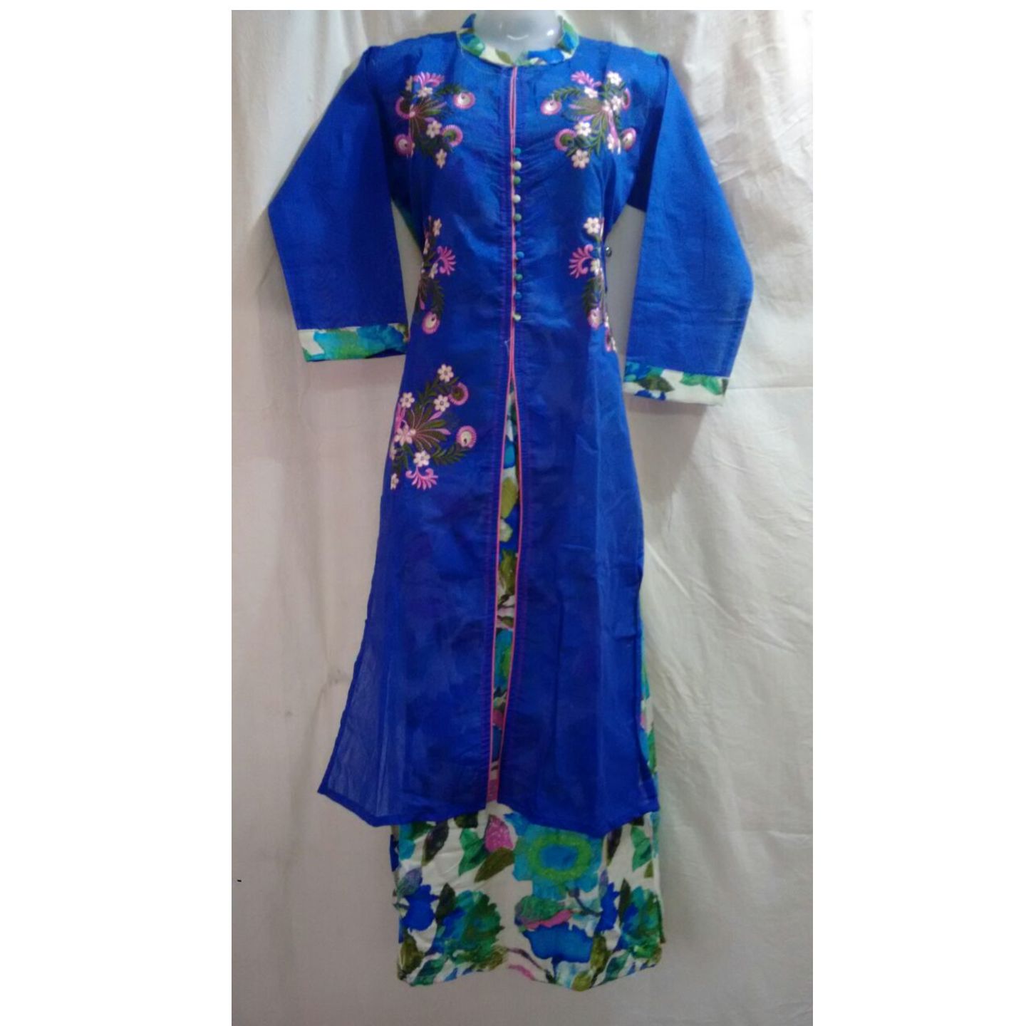 floral design long kurti