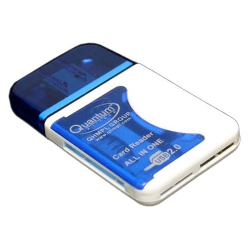 Quantum All-in-One Multi Card Reader Usb 2.0 High Speed 480 Mbps
