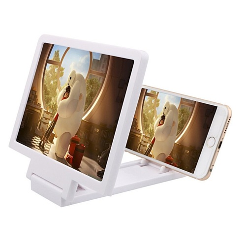 Gadgetbucket Universal Mobile Phone Analog 3D Video Folding Enlarged Screen Expander Stand For Iphone Samsung And Other Smart Phones