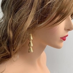 RAJNI gold tier drop earrings
