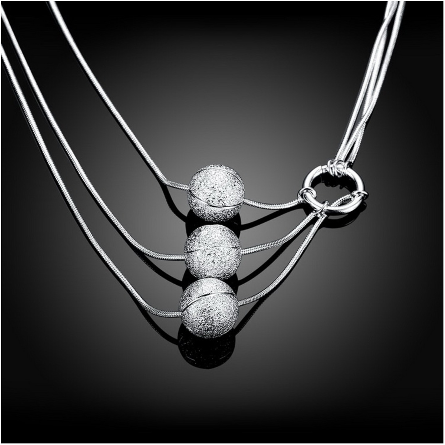  925 Sterling Silver Women Necklace