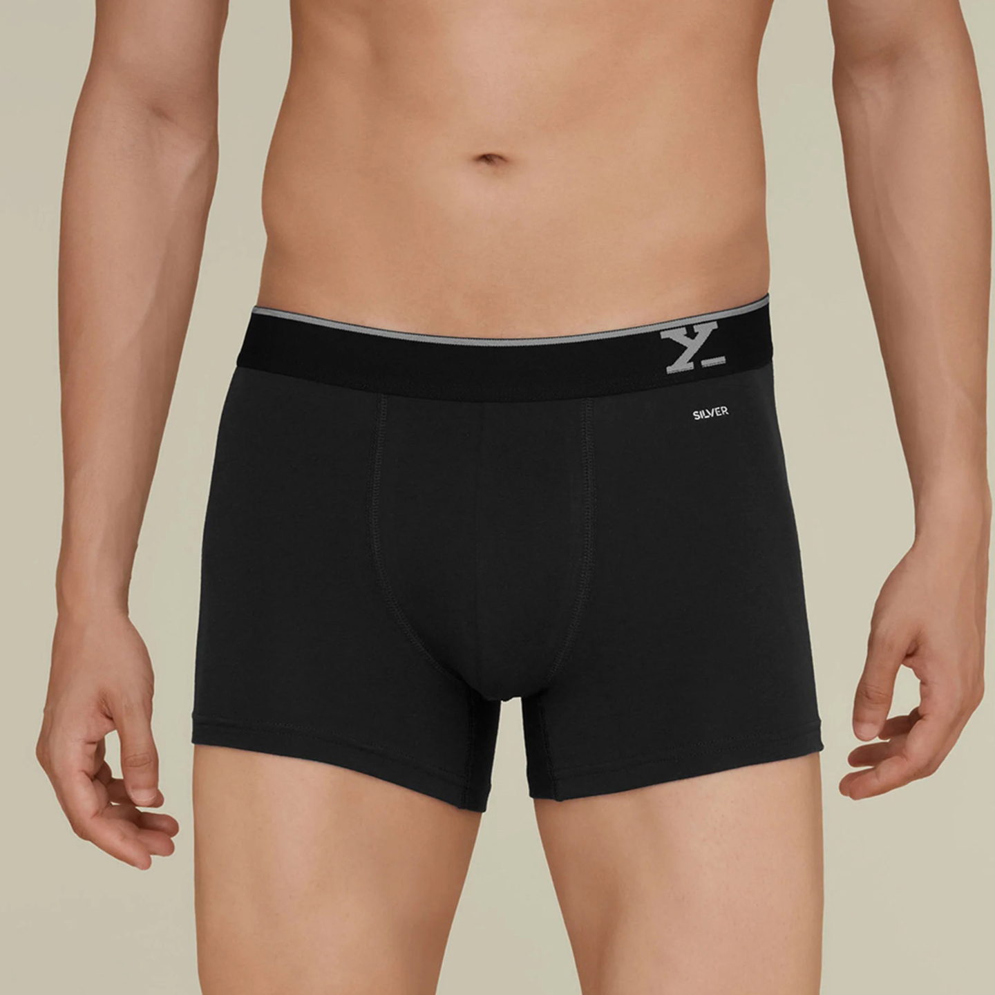 Xyxx Traq Silver Cotton Trunks R37  InnerMan