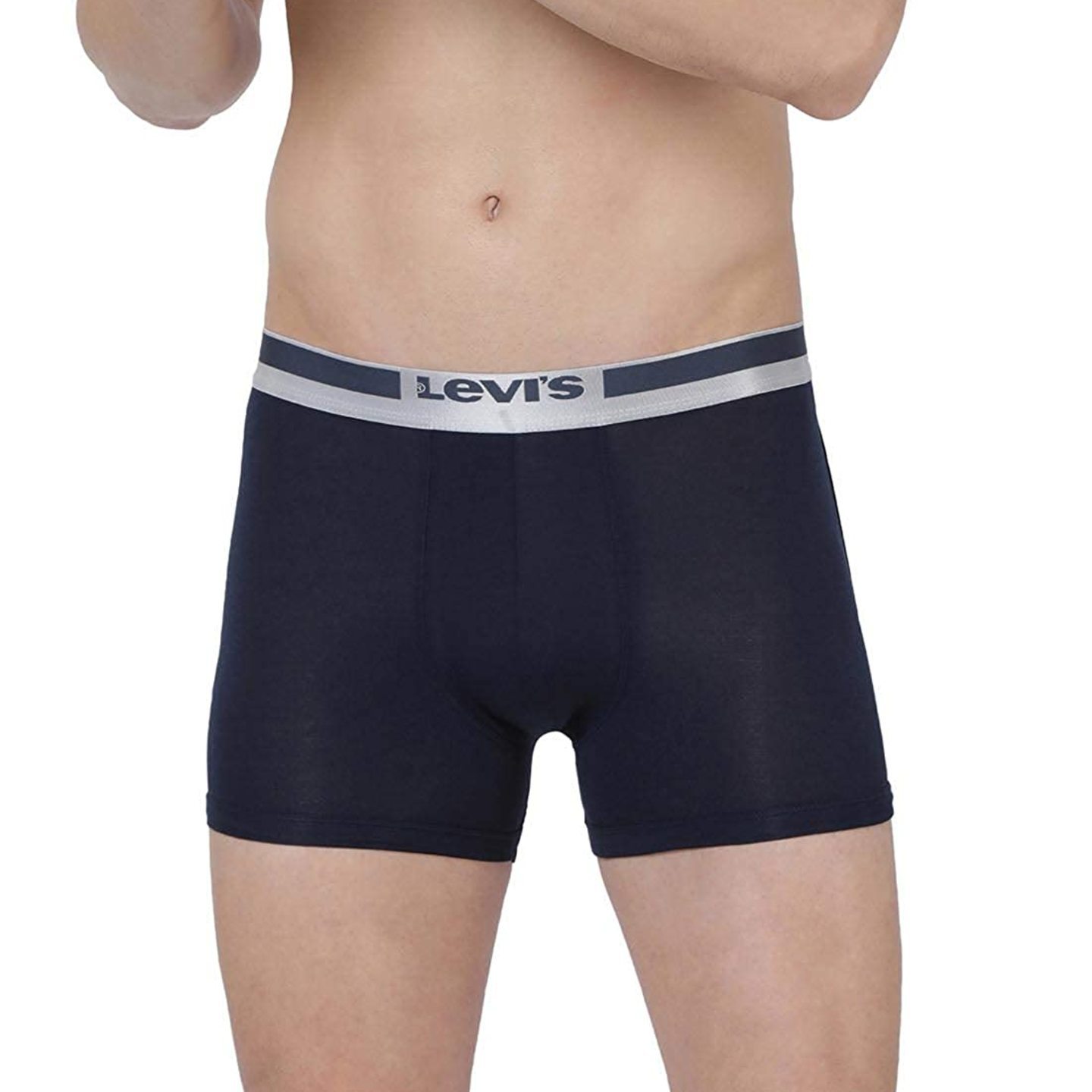 Levis Mens 100 Cotton Solid Comfort Trunks Snug Fit