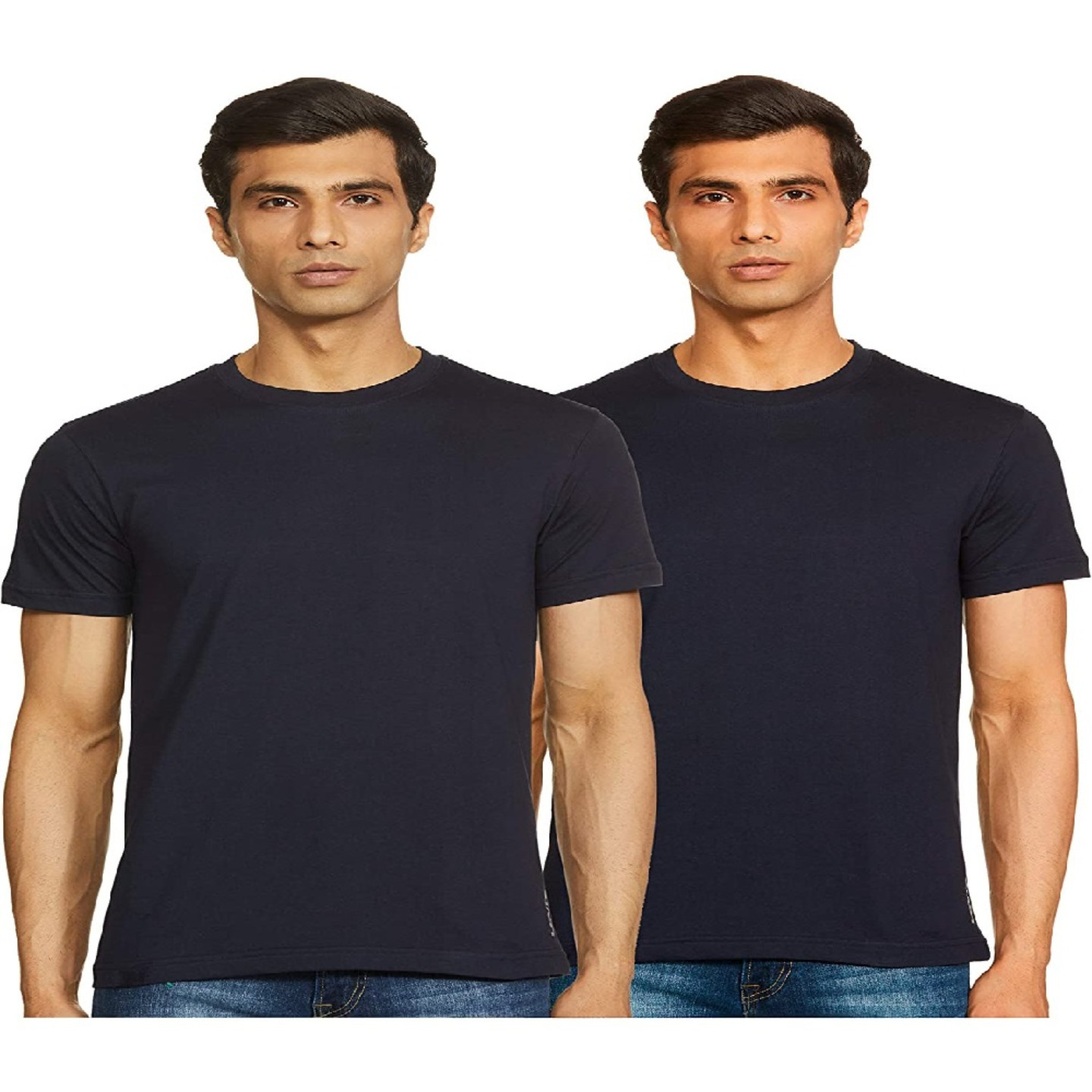 Levi’s Ultra-Soft Cotton 300 LS Classic Round Neck T-Shirts (Pack of 2)