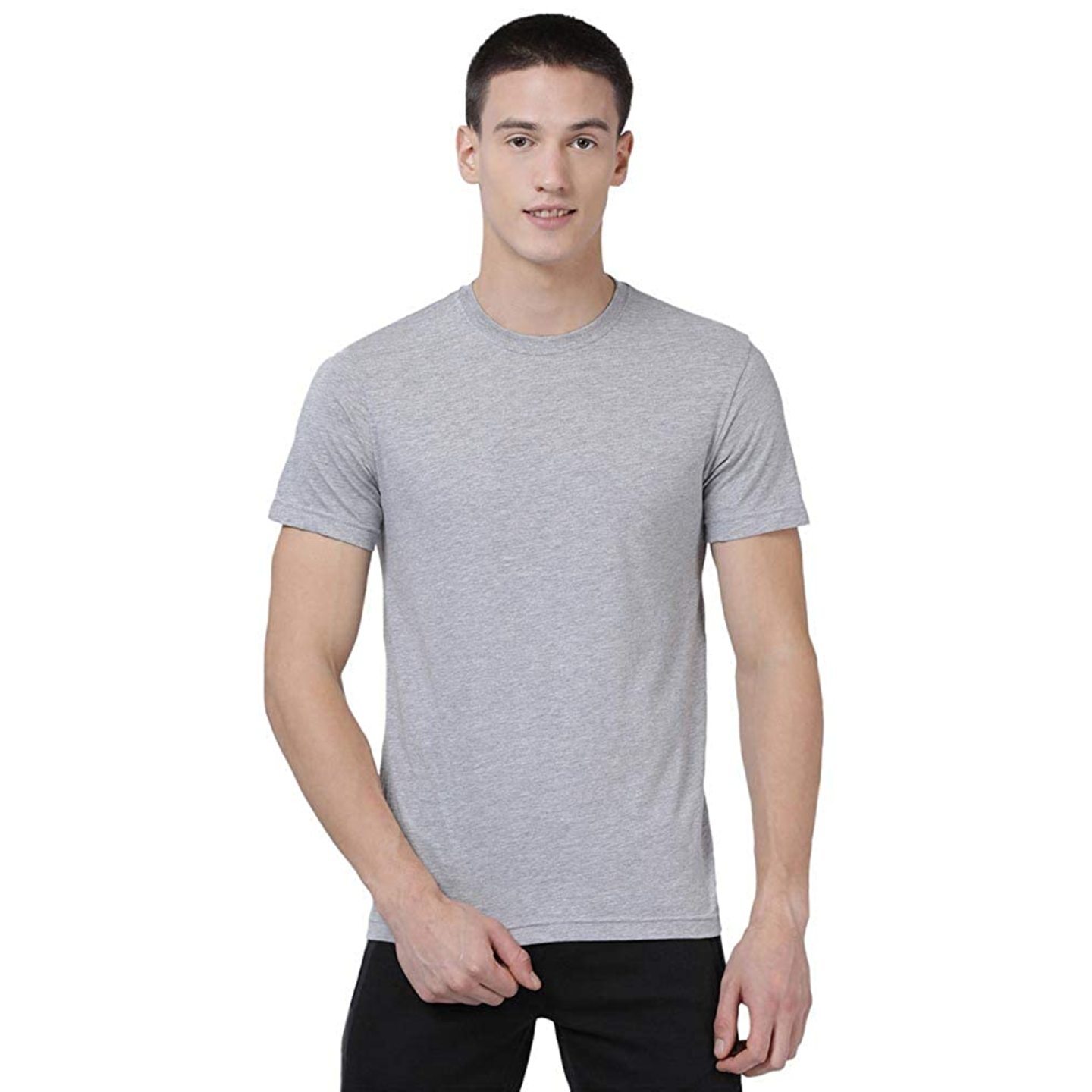 Levis Mens Ultra-Soft Cotton Grey  Classic Round Neck T-Shirts