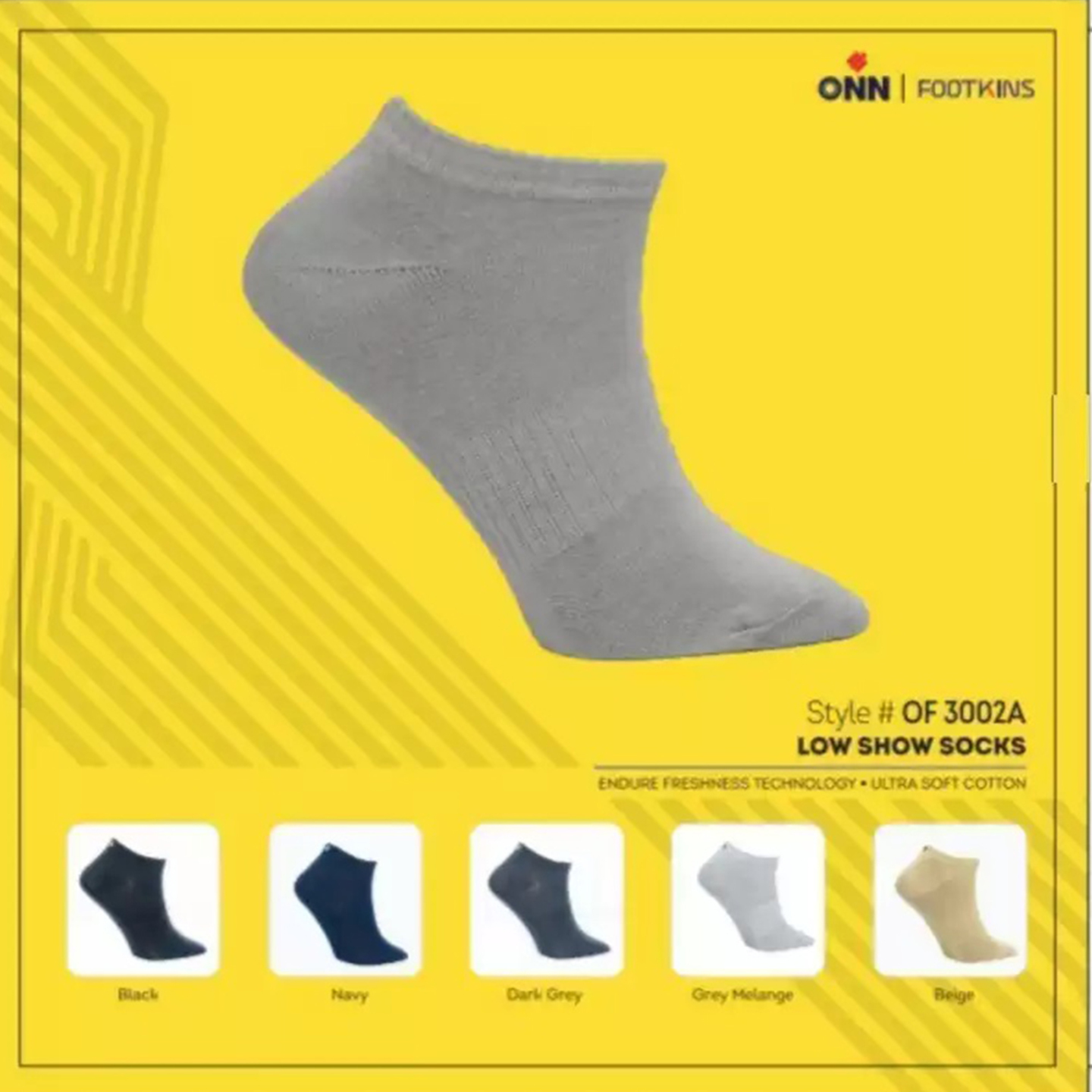 Solid Low Cut Socks for Men