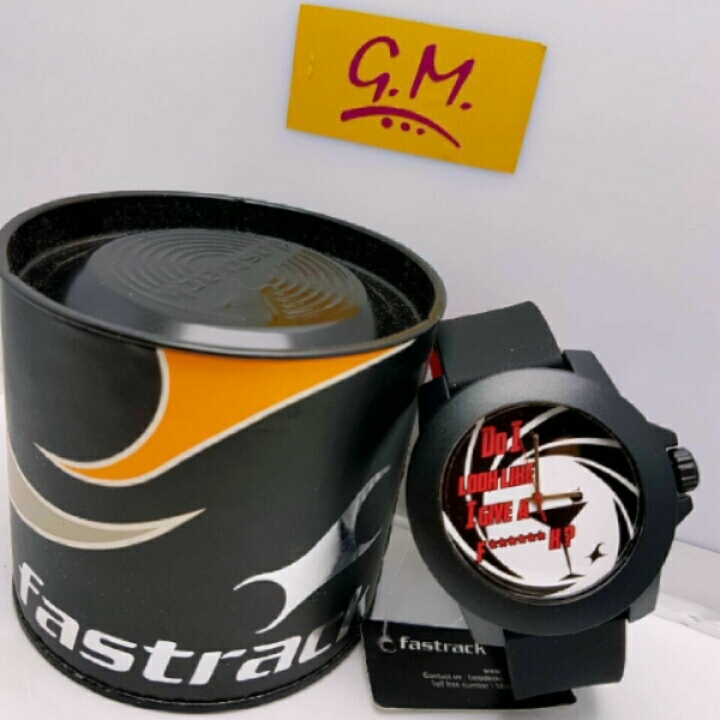 Fastrack Watch (Black, White)