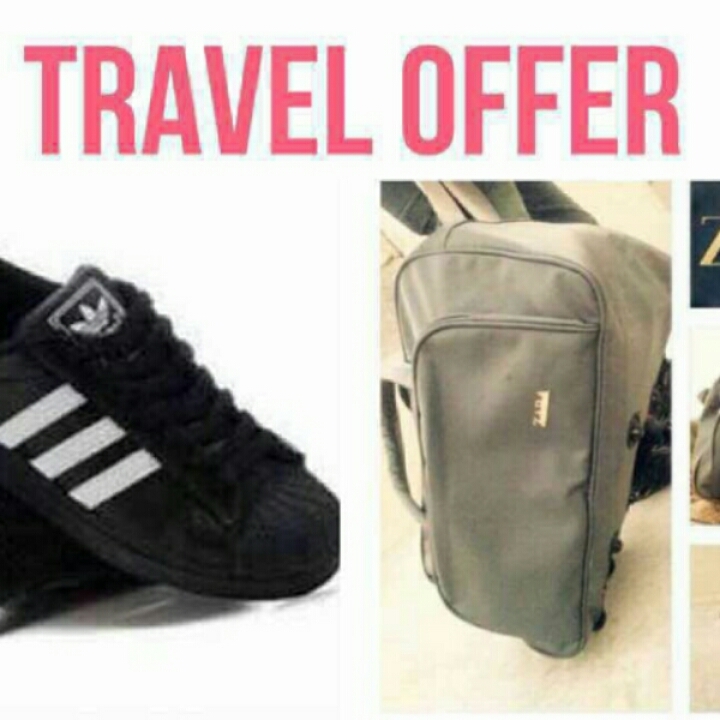 Zara PU Leather Bag + Adidas Superstar Shoes Combo