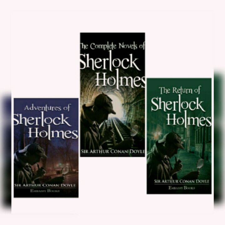 (SET OF 3) - The Complete Novels of Sherlock Holmes, Returns of Sherlock Holmes, Adventures of Sherlock Holmes