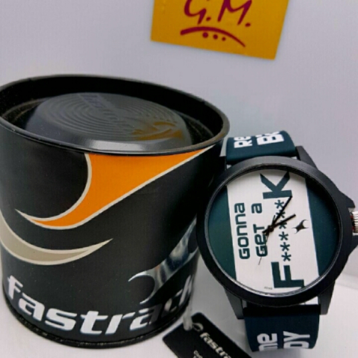 Fastrack Watch (Teal, White)